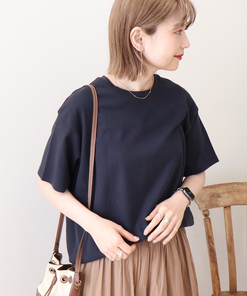 AMERICAN HOLIC tシャツ ワッフル半袖プルオーバー レディース - 画像 (8)