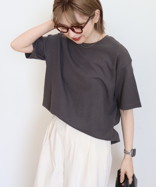 AMERICAN HOLIC tシャツ ワッフル半袖プルオーバー レディース - 画像 (7)