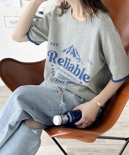 Java 「Java」 半袖カットソー X-LARGE グレー レディース - 画像 (7)