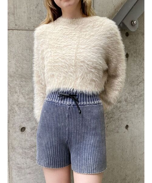 MURUA ニット セーター バイカラーMIXシャギーニット レディース - 画像 (9)