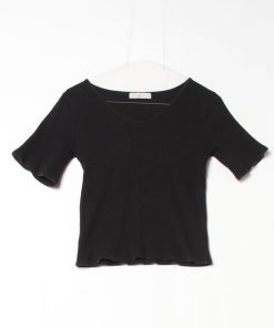 Discoat 「DISCOAT」 半袖Tシャツ FREE ブラック レディース