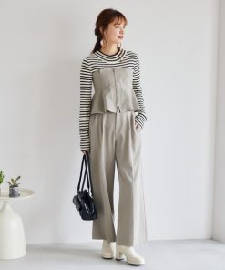 mysty woman 「mysty woman」 セットアップ FREE ベージュ レディース