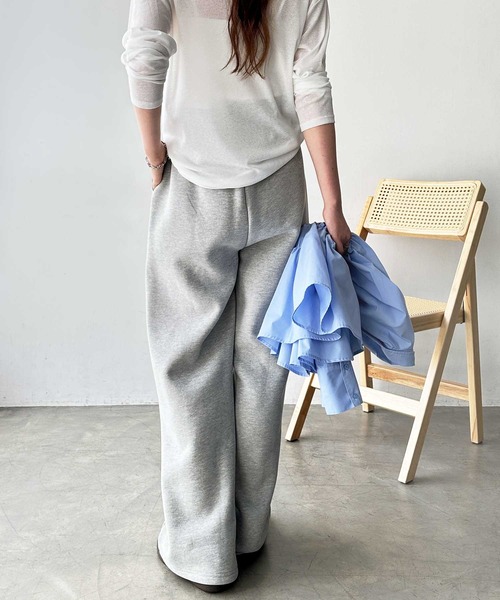 U.S. POLO ASSN. スウェットパンツ ジャージ GeeRA別注「U.S. ASSN.」裏起毛スウェットパンツ レディース - 画像 (9)