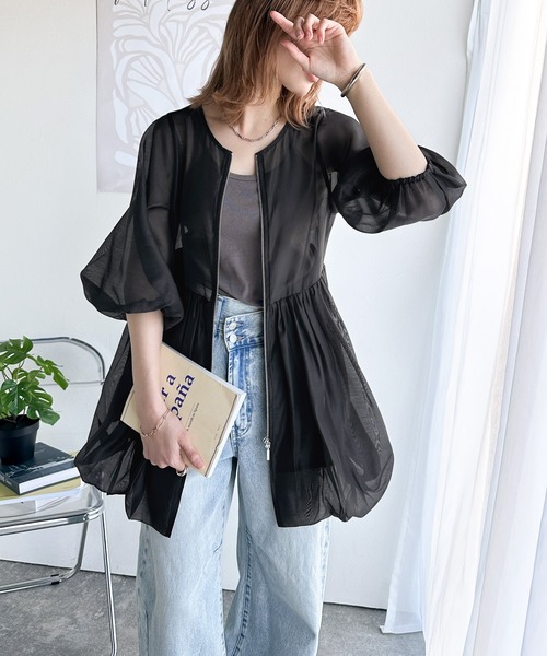 classicalelf 「classicalelf」 長袖チュニック MEDIUM アイボリー レディース - 画像 (9)