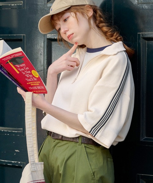 MONO-MART 「MONO-MART」 半袖カットソー FREE ブラック レディース - 画像 (4)