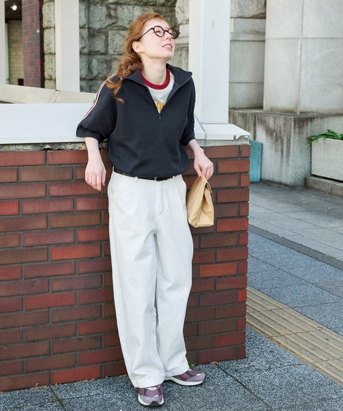 MONO-MART 「MONO-MART」 半袖カットソー FREE ブラック レディース - 画像 (7)