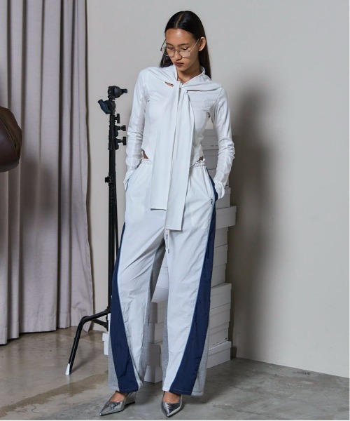 MAISON SPECIAL スウェットパンツ ジャージ Nylon Docking Jersey Pants/ナイロンドッキングジャージパンツ「MAISON SPECIAL/メゾ - 画像 (6)