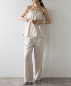 Bonjour Sagan 「Bonjour Sagan」 「ANDSEARCH」セットアップ FREE アイボリー レディース