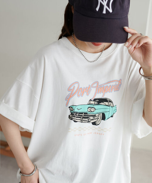 Discoat 「DISCOAT」 半袖Tシャツ FREE チャコールグレー レディース - 画像 (2)