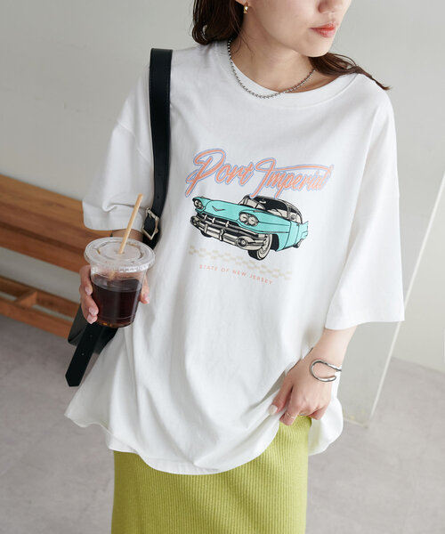 Discoat 「DISCOAT」 半袖Tシャツ FREE チャコールグレー レディース - 画像 (4)