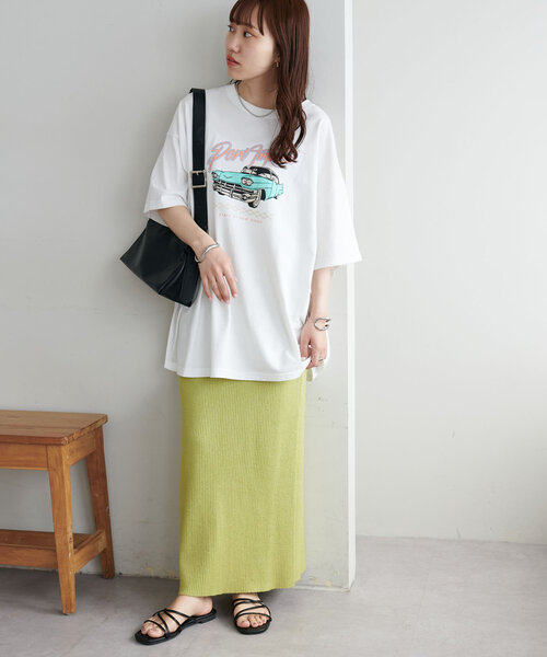 Discoat 「DISCOAT」 半袖Tシャツ FREE チャコールグレー レディース - 画像 (5)