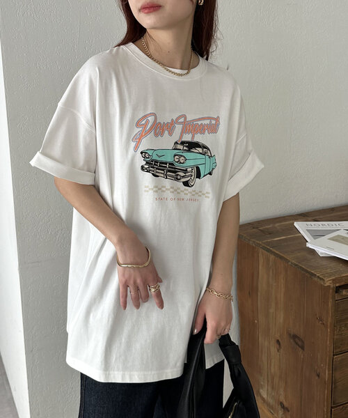 Discoat 「DISCOAT」 半袖Tシャツ FREE チャコールグレー レディース - 画像 (8)