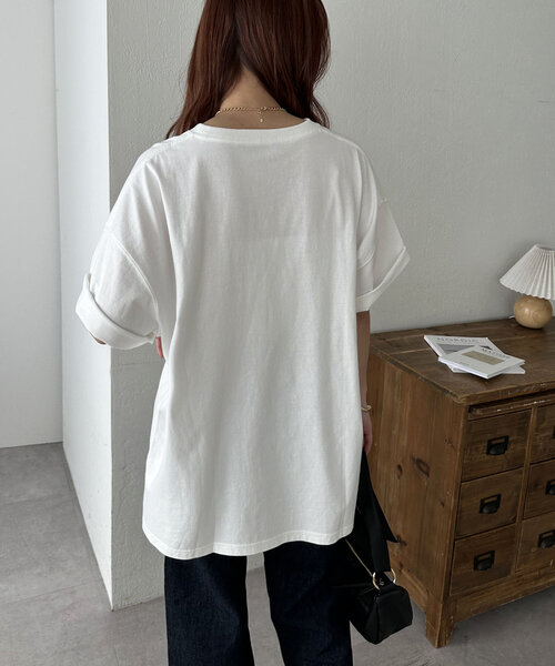 Discoat 「DISCOAT」 半袖Tシャツ FREE チャコールグレー レディース - 画像 (9)