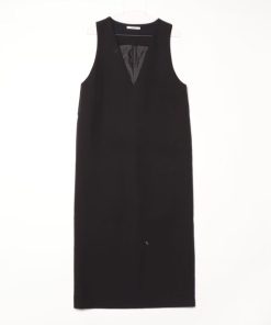 Discoat 「DISCOAT」 ノースリーブワンピース FREE ブラック レディース