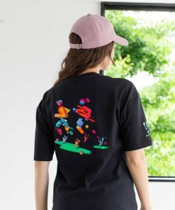 New Balance 「New Balance」 半袖Tシャツ LARGE ブラック レディース