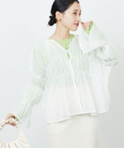 FREAK'S STORE 「FREAK'S STORE」 長袖ブラウス フリ- オフホワイト レディース