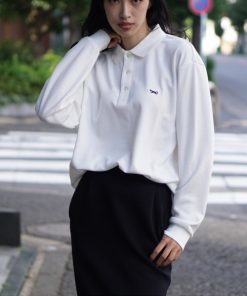 PENNEYS 「PENNEYS」 長袖ポロシャツ MEDIUM ホワイト メンズ