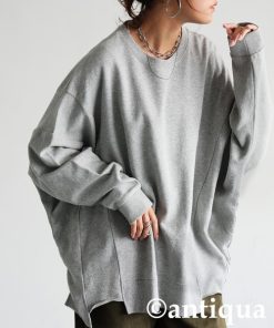 antiqua トレーナー スウェット 裏毛プルオーバー レディース