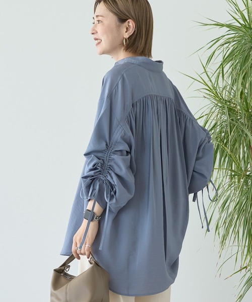 AMERICAN HOLIC ブラウス シャツ シアーバックギャザーリボンシャツ レディース - 画像 (4)