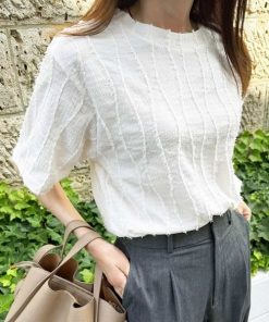 GeeRA 「GeeRA」 半袖カットソー MEDIUM オフホワイト レディース