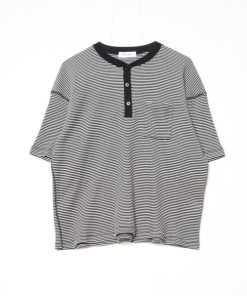 MONO-MART 「MONO-MART」 ボーダー柄半袖Tシャツ FREE ブラック メンズ