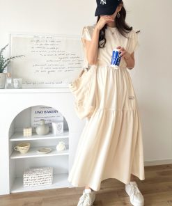 Java 「Java」 半袖ワンピース SMALL アイボリー レディース