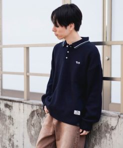 PENNEYS 「PENNEYS」 「BEAMS HEART」長袖ニット LARGE ネイビー メンズ