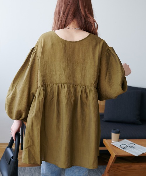 Discoat 「DISCOAT」 長袖ブラウス MEDIUM ブラック系その他 レディース - 画像 (4)