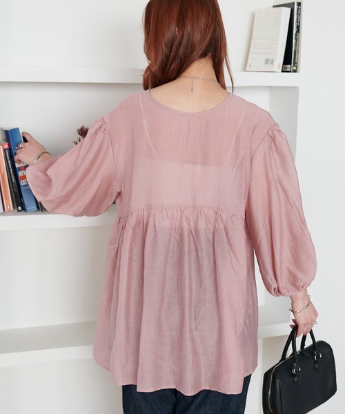 Discoat 「DISCOAT」 長袖ブラウス MEDIUM ブラック系その他 レディース - 画像 (9)