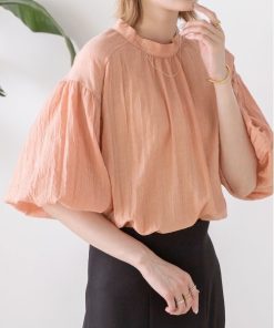 ad thie 「ad thie」 半袖ブラウス FREE サーモンピンク レディース