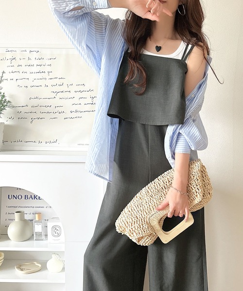 classicalelf 「classicalelf」 オーバーオール SMALL チャコール レディース