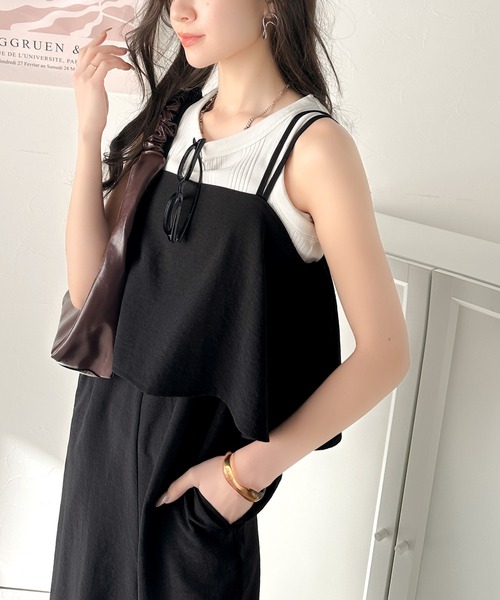 classicalelf 「classicalelf」 オーバーオール SMALL チャコール レディース - 画像 (2)