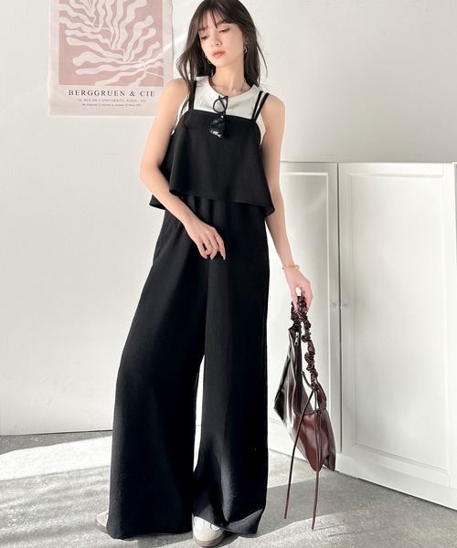 classicalelf 「classicalelf」 オーバーオール SMALL チャコール レディース - 画像 (3)