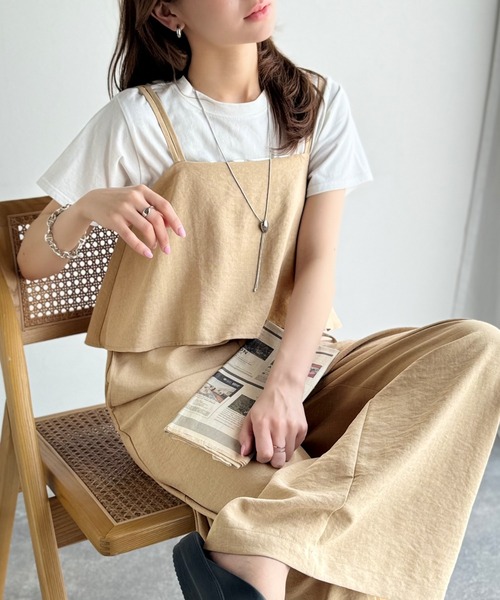 classicalelf 「classicalelf」 オーバーオール SMALL チャコール レディース - 画像 (8)