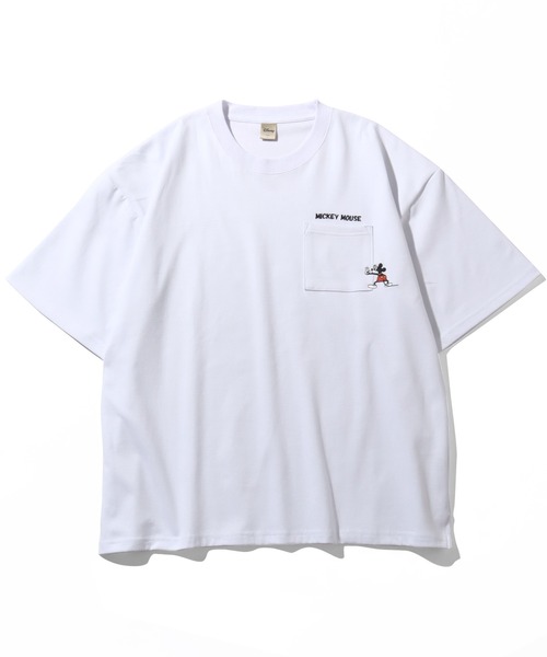 Disney 「Disney」 半袖Tシャツ LL ホワイト メンズ - 画像 (2)