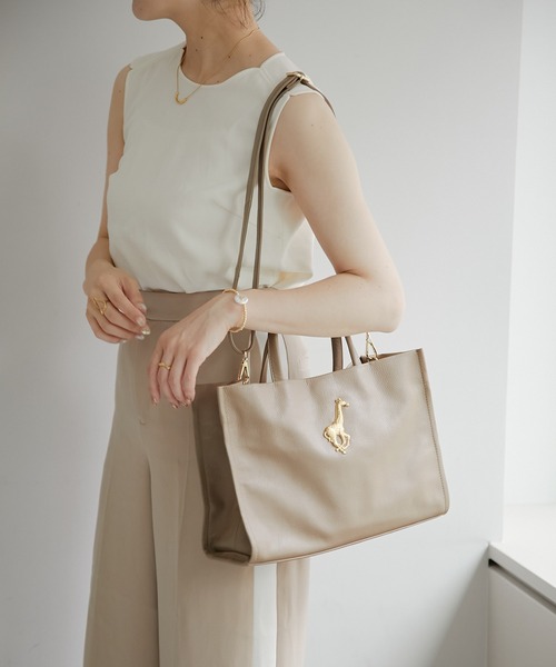 ear PAPILLONNER 「ear PAPILLONNER」 2WAYバッグ FREE モカ レディース