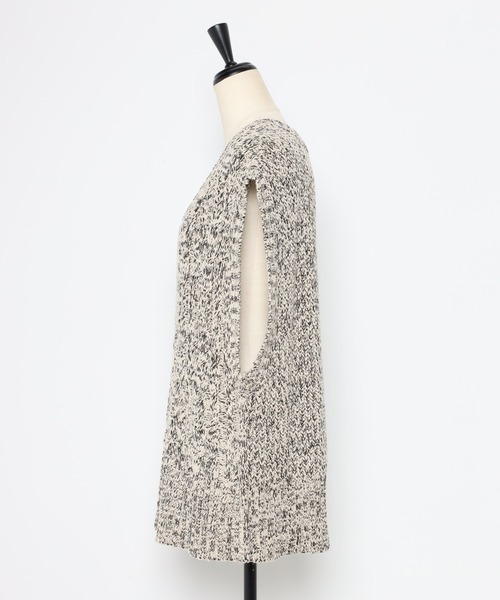 Bonjour Sagan 「Bonjour Sagan」 「HUNCH」Vネックニット FREE ライトグレー レディース - 画像 (3)