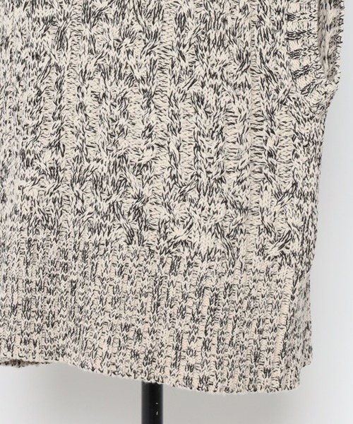 Bonjour Sagan 「Bonjour Sagan」 「HUNCH」Vネックニット FREE ライトグレー レディース - 画像 (6)