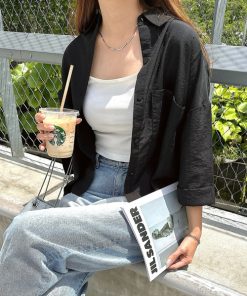 andme 「andme」 半袖シャツ M ブラック レディース