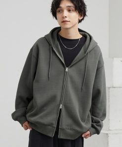 MONO-MART 「MONO-MART」 ジップアップパーカー M チャコール メンズ