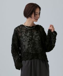 LEPSIM カーディガン ニュアンス柄カーディガン　582432 レディース