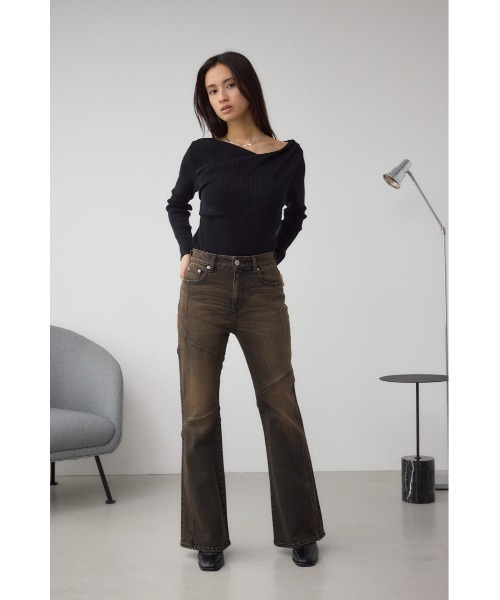 AZUL BY MOUSSY ニット セーター ドレープ長袖ニットトップス レディース - 画像 (8)