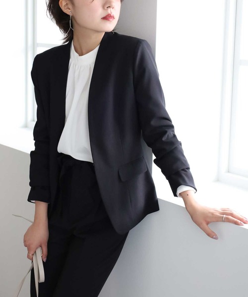 GeeRA 「GeeRA」 セットアップ 7号 ネイビー レディース - 画像 (4)