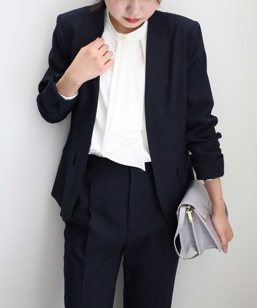 GeeRA 「GeeRA」 セットアップ 7号 ネイビー レディース - 画像 (7)