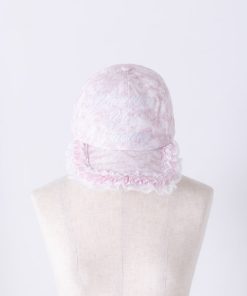 Fickle Bebe キャップ 帽子 ラッフルレースデニムＣＡＰ レディース