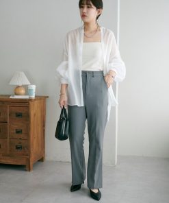 Discoat 「DISCOAT」 パンツ MEDIUM グレー レディース