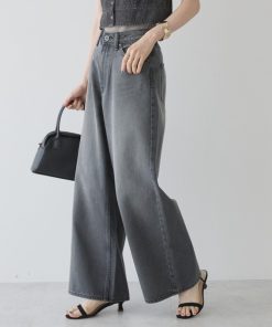 AMERICAN HOLIC ジーンズ デニム デニムパンツ ワイドデニム「WEB限定サイズ有り」 レディース