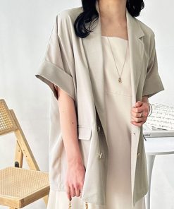 GeeRA 「GeeRA」 テーラードジャケット MEDIUM ベージュ レディース