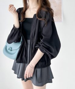 classicalelf 「classicalelf」 長袖ブラウス SMALL ブラック レディース