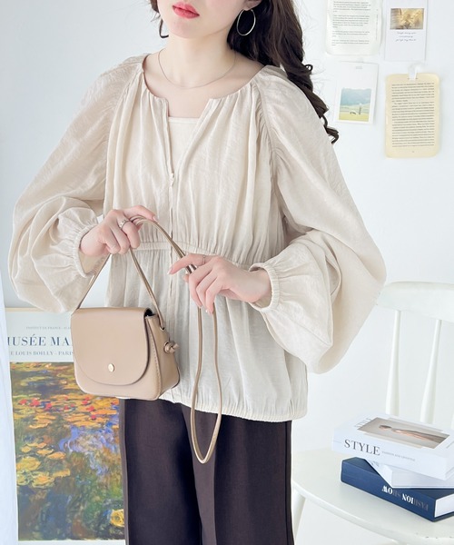 classicalelf 「classicalelf」 長袖ブラウス SMALL ブラック レディース - 画像 (2)